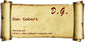 Dan Gobert névjegykártya